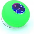 thumbnail image 1 of Mini Bluetooth Shower Speaker with LED Light, Portable Ipx4 Waterproof, Hands-Free Speakerphone, Rechargeable Using Micro USB, 1 of 7