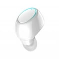 thumbnail image 1 of Mini Bluetooth Single Earbud Small Wireless Invisible Headphonesï¼Single Earphone with 6 Hour Playtime for iPhone and Android Smart Phones PC TV Audiobook,White, 1 of 7
