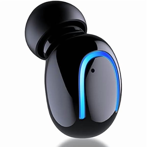 Mini Bluetooth Single Earbud Small Wireless Invisible HeadphonesSingle Earphone with 6 Hour Playtime for iPhone and Android Smart Phones PC TV Audiobook