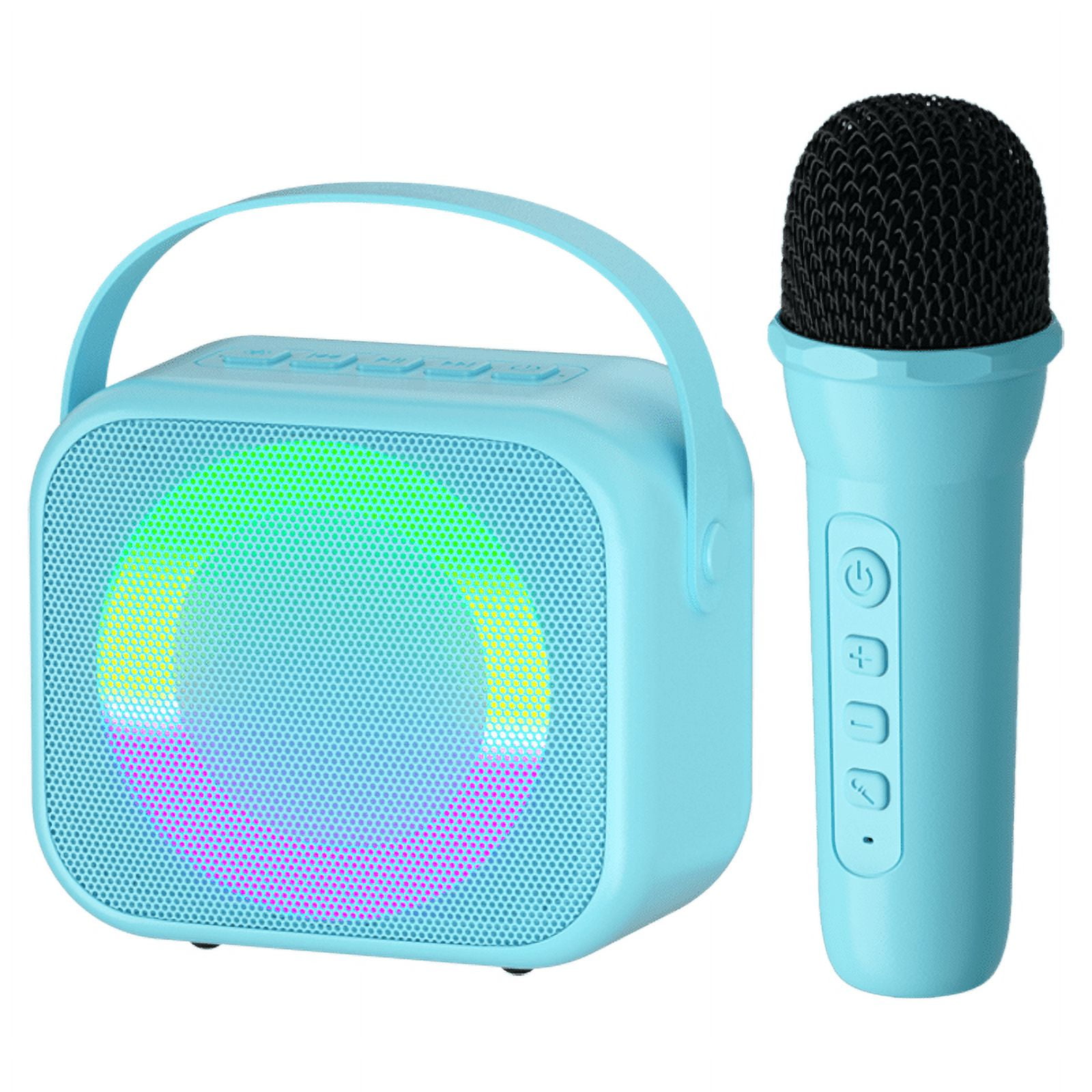 Kids Mini Karaoke Machine with and Wireless Microphone for Adults
