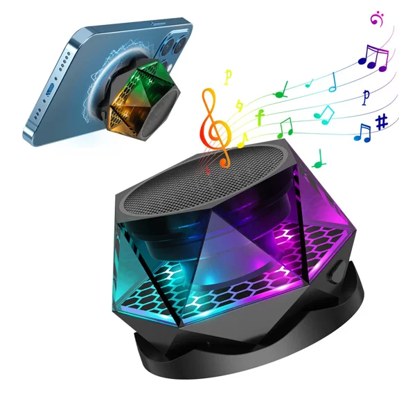 Mini Bluetooth Speaker Music Player Outdoor Portable Magnetic Speaker