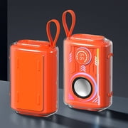 Mini Bluetooth Speaker, Transparent Wireless Speaker, Colorful Lighting Speaker, Portable Bluetooth Speaker, Wireless Audio, Compact Speaker, Outdoor Bluetooth Speaker