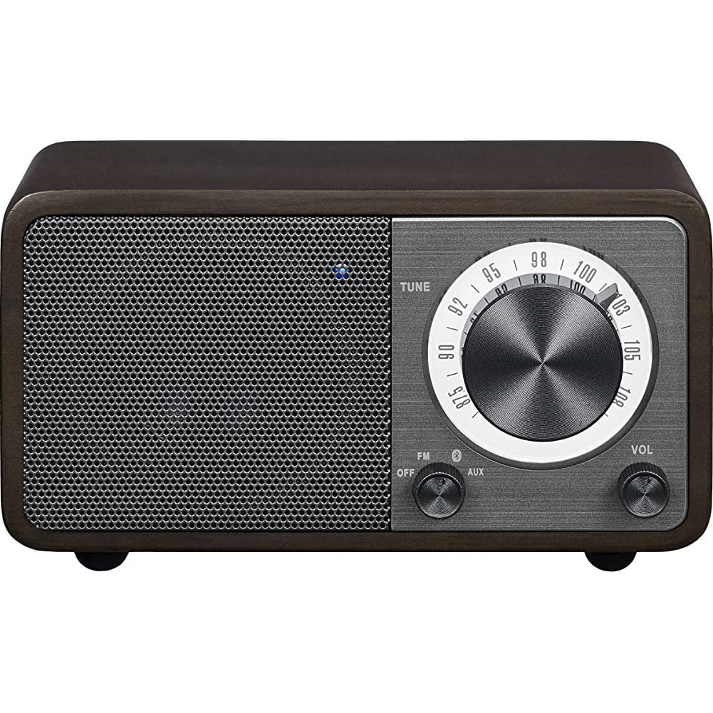 SANGEAN Mini Bluetooth Speaker with FM Radio Black