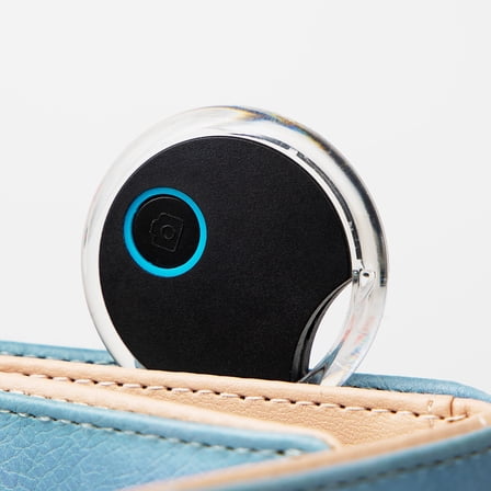 Mini Bluetooth Tracking Device, Anti-Lost Locator for Luggages Kids Pets, Two-Way Alarm, Breakpoint Position Record, Remote Camera, iOS Android Compatible