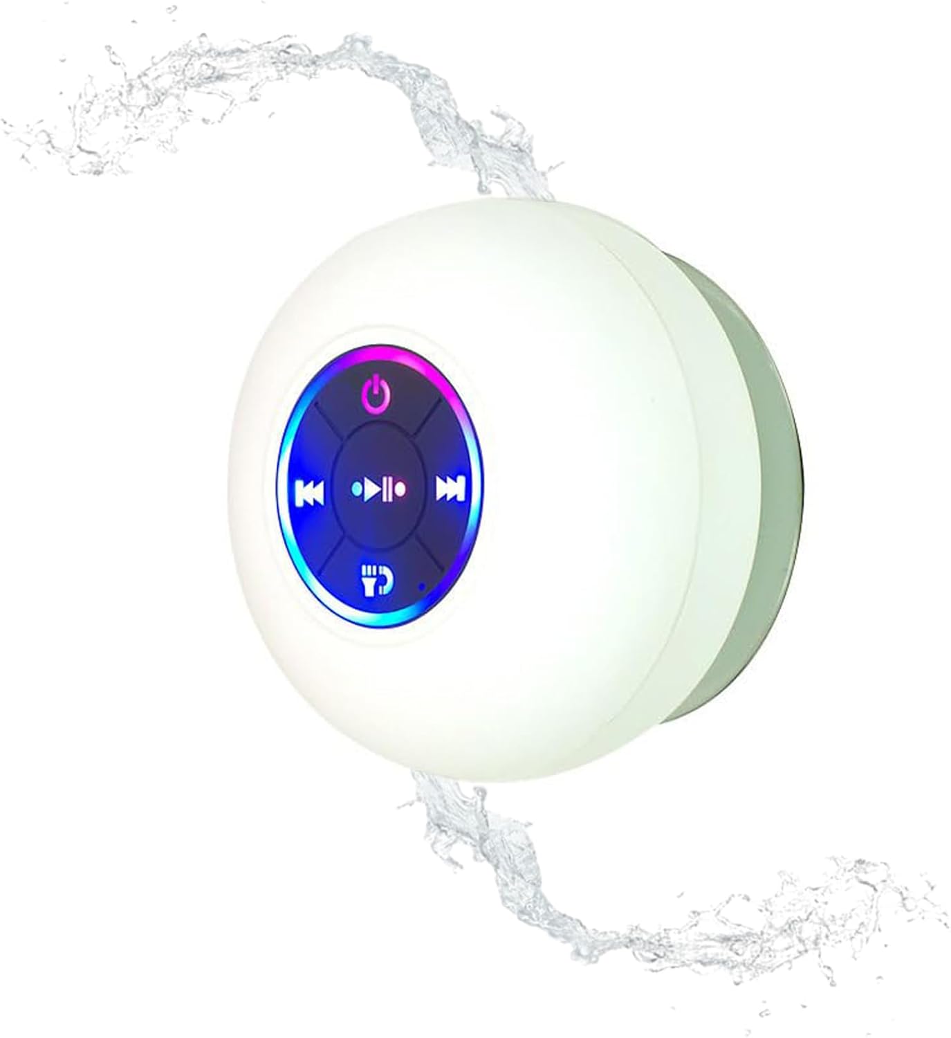 Mini Bluetooth Waterproof Speaker with LED Light, Speaker Bluetooth for ...