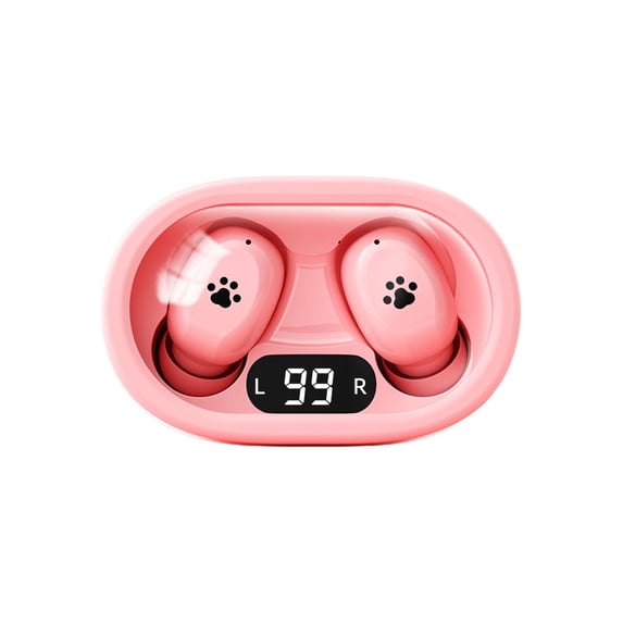 Mini Bluetooth Wireless Earbuds High Sound Quality Digital Display Headphones Multi-device Compatible With Noise-cancelling Headphones