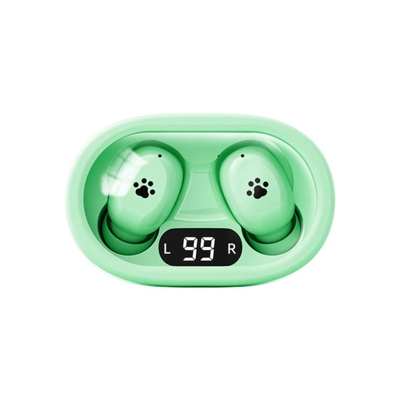 Mini Bluetooth Wireless Earbuds High Sound Quality Digital Display Headphones Multi-device Compatible With Noise-cancelling Headphones