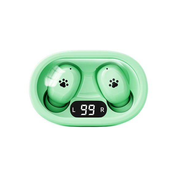 Mini Bluetooth Wireless Earbuds High Sound Quality Digital Display Headphones Multi-device Compatible With Noise-cancelling Headphones