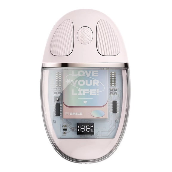 Mini Bluetooth Wireless Mouse with Rechargeable Battery and Ergonomic Design