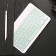 thumbnail image 1 of Mini Bluetooth-compatible Keyboard Wireless Keyboard Rechargeable 10 inch 78-Key For Phone Tablet Laptop For Android iOS Windows, 1 of 10
