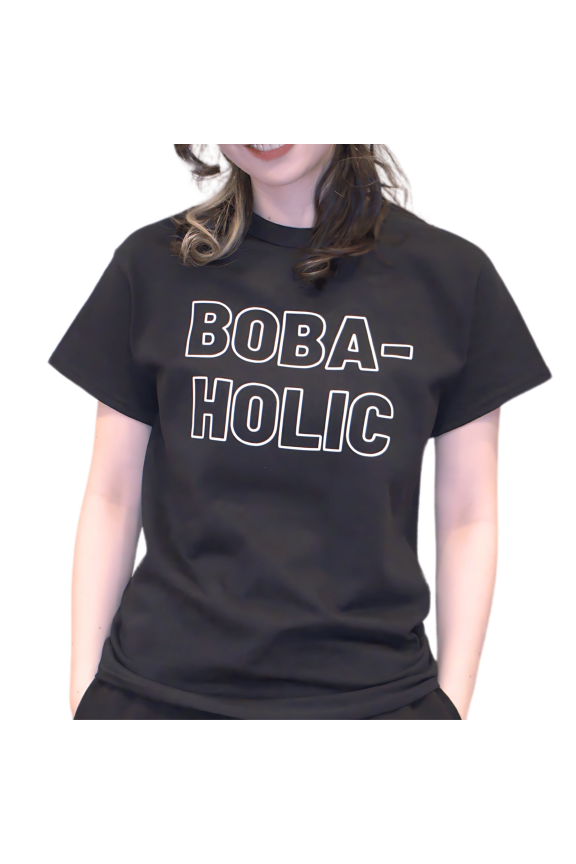 Boba-holic Unisex Adult Size Small T-shirt