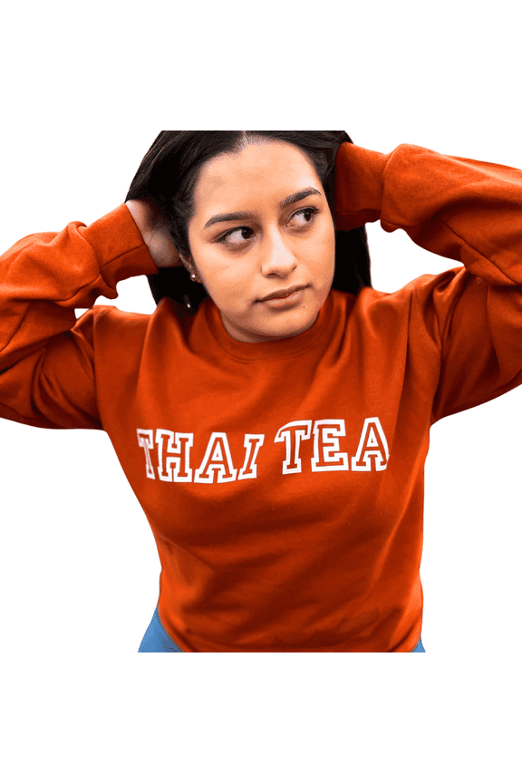 College Style Thai Tea Sweatshirt Medium