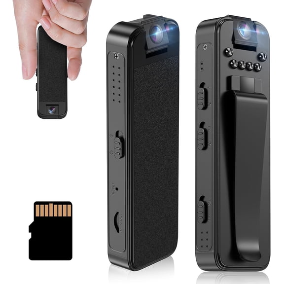 Mini Body Camera,Premium Portable 1080P Small Body Camera with Night Vision and Motion Detection Wearable for Office, Law Enforcement, Security Guard