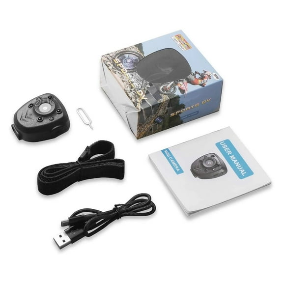 Mini Body Camera Video Nanny Tiny Cam Motion Activated Small Security Cameras For Home And Office Portable Outdoor ,Accurate and Clear