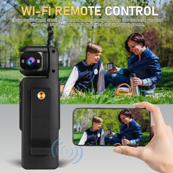 Mini Body Video Recorder, 1080P Small Portable Wearable for Sport, Pet, Home Office