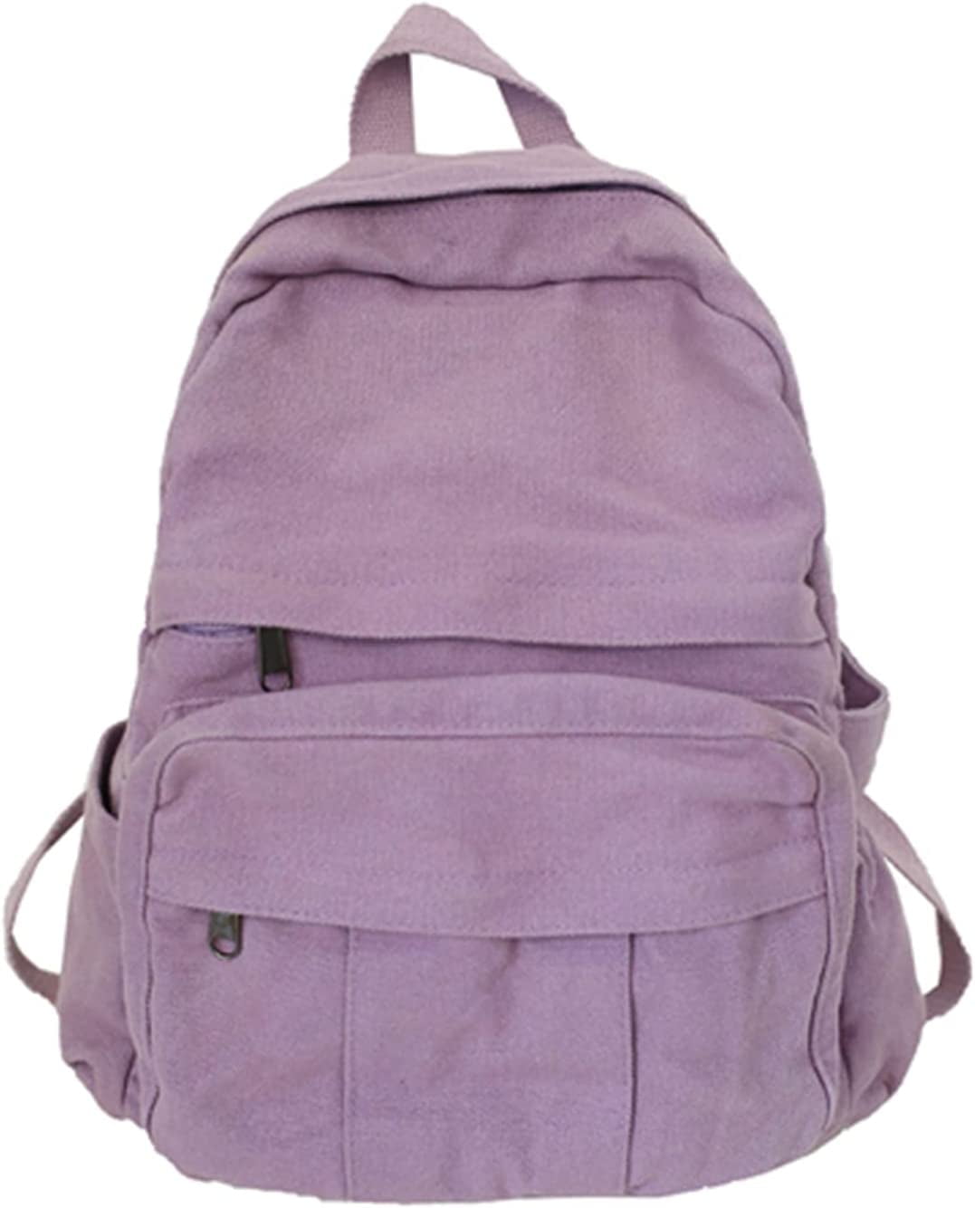 Mini Boho Canvas Backpack Vintage College School Backpack Women Student