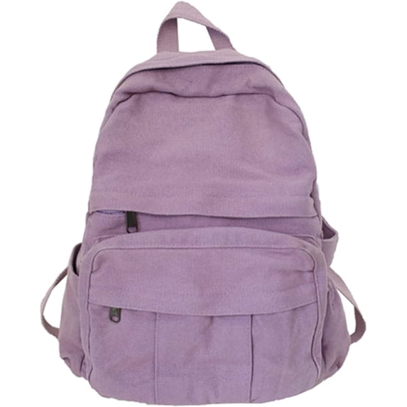 Mini Boho Canvas Backpack Vintage College School Backpack Women Student Bookbag Fairy Grunge Aesthetic Hippie Y2K Backpack (Green)