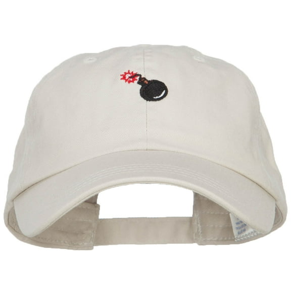 Mini Bomb Embroidered Low Cap - Putty OSFM