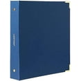 thumbnail image 1 of Mini Bookcloth Signature 3 Ring Binder, Office Supplies, Denim, 8” x 9”, 1 of 6