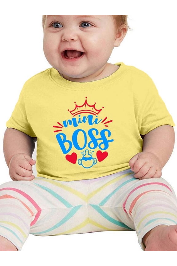 Mini Boss T-Shirt Infant -Smartprints Designs, 6 Months