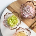 thumbnail image 1 of Mini Bowls 3.3 Inch Glass Bowls for Kitchen Prep, Dessert, Dips, and Candy Dishes , Stackable Dishware Safe,Glass Bowls with Cherry Pattern for Kitchen Prep Desserts Dips & Candy Serving,Pink, 1 of 4