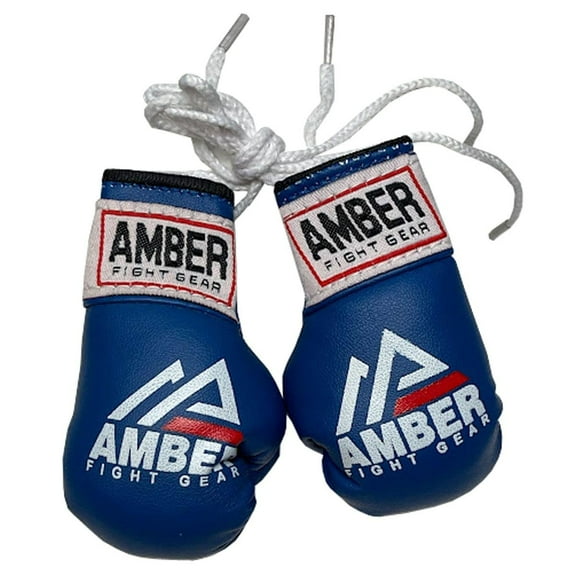 Mini Boxing Glove Replicas The Perfect Accessory for Boxing Fans and Unique Gift Giving - Authentic, Detailed, and Sporty Rear-View Mirror Decoration, Blue