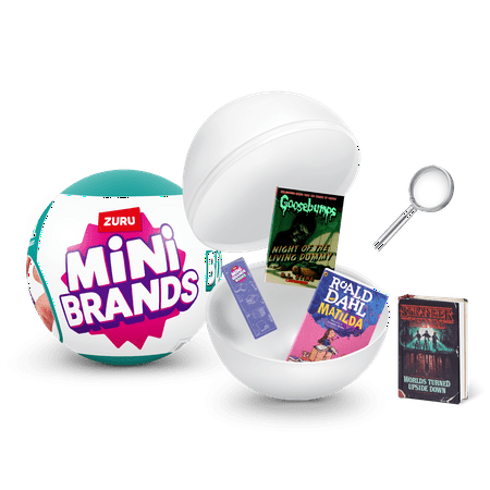 Mini Brands Books Capsule, Novelty Unbox Surprise, by ZURU, Ages 3+