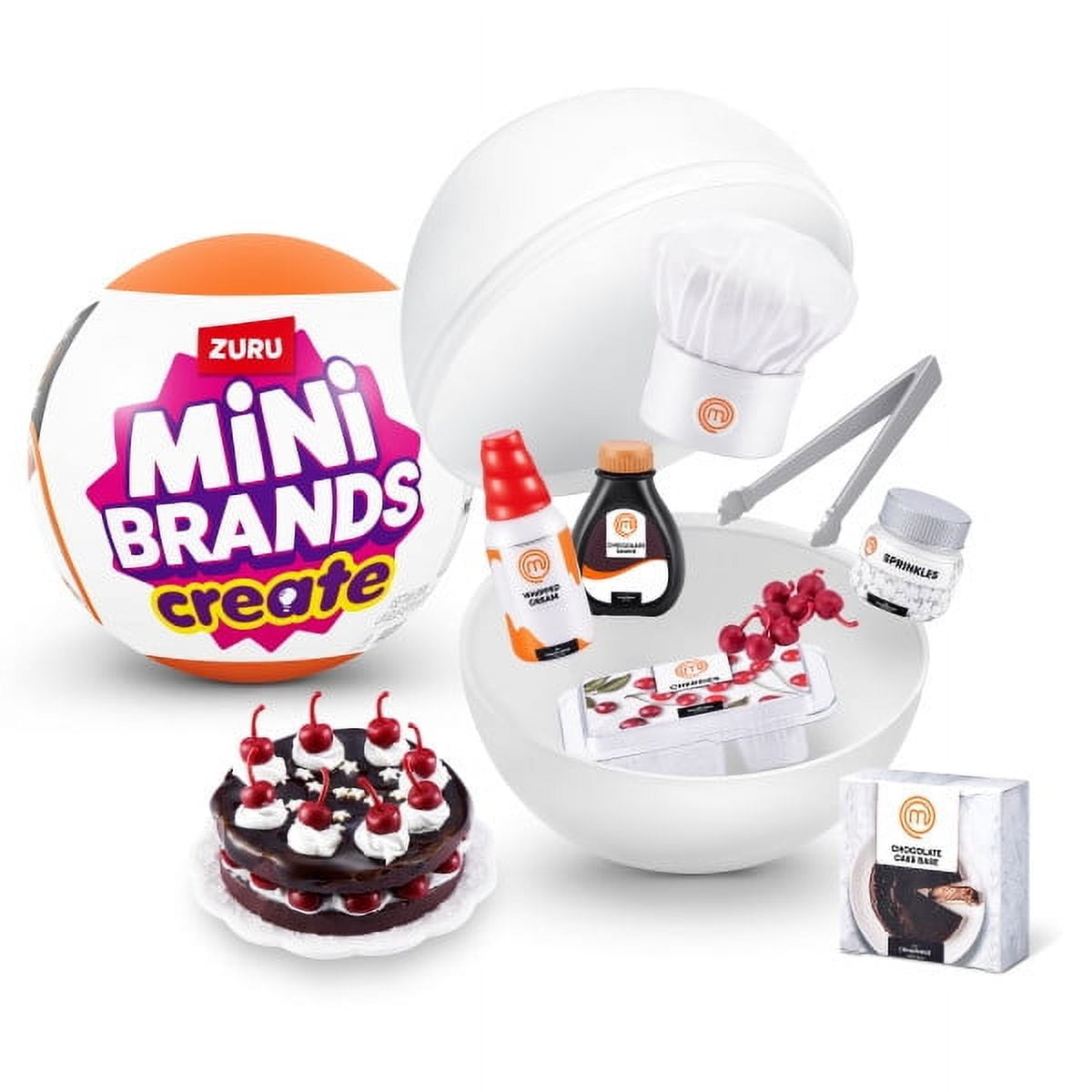 MB MasterChef Mini Brands Surprise Mystery Pack with Random Figure and Accessories  (图1)