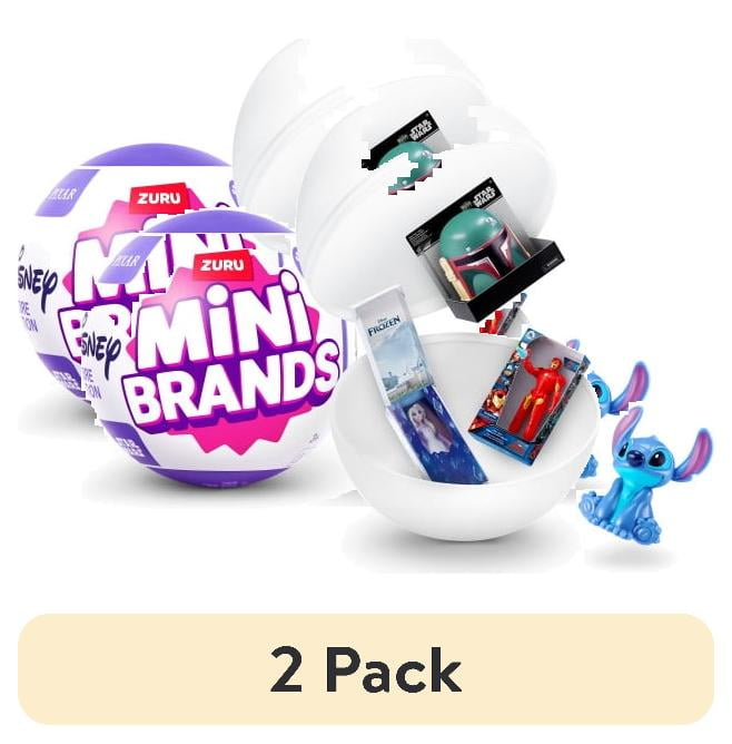 (2 pack) Mini Brands Disney Store Capsule Series 3, Novelty Unbox Surprise, by ZURU, Ages 3+  (图1)