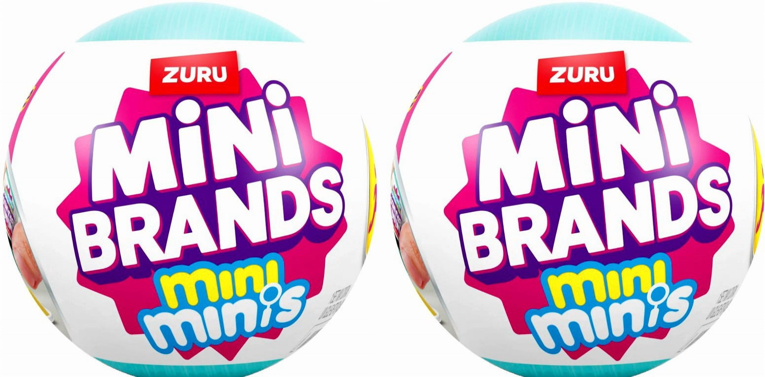 Mini Brands Mini Minis Fill The Fridge LOT of 2 Mystery Packs