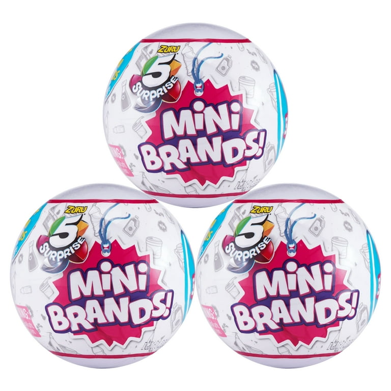 Mini Brands Series 4 Mystery Capsule (3 Pack) by ZURU - Walmart