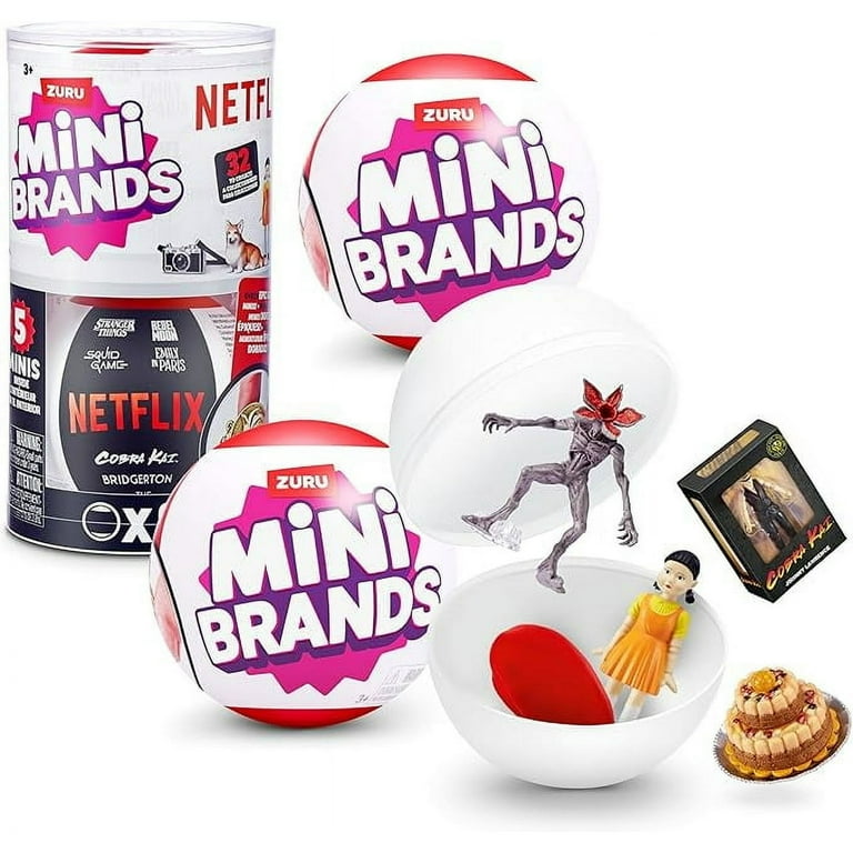 Mini Brands Netflix Capsule 2 Pack by ZURU, Surprise Toy with