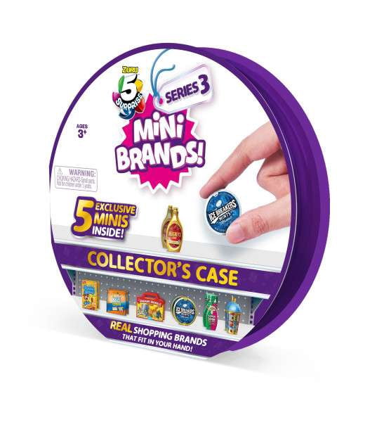 Mini Brands Series 3 Collector's Case Store & Display 30 Minis with 5 Exclusive Minis by ZURU