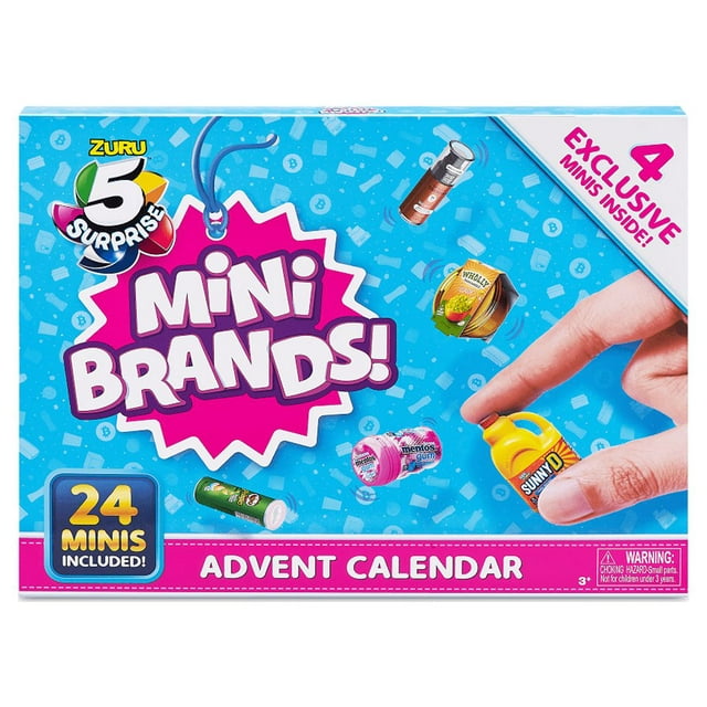 Mini Brands Series 4 Limited Edition Advent Calendar with 6 Exclusive Minis by ZURU