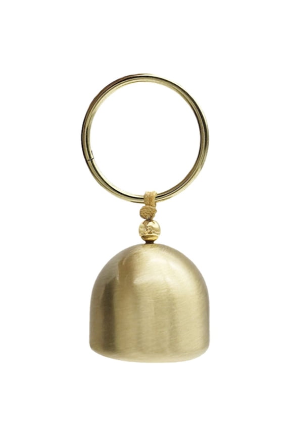Mini Brass Bell Ornament Wind Chime Decorative Bell Keychain Charm Hanging Pendant For Door Window Garden Outside