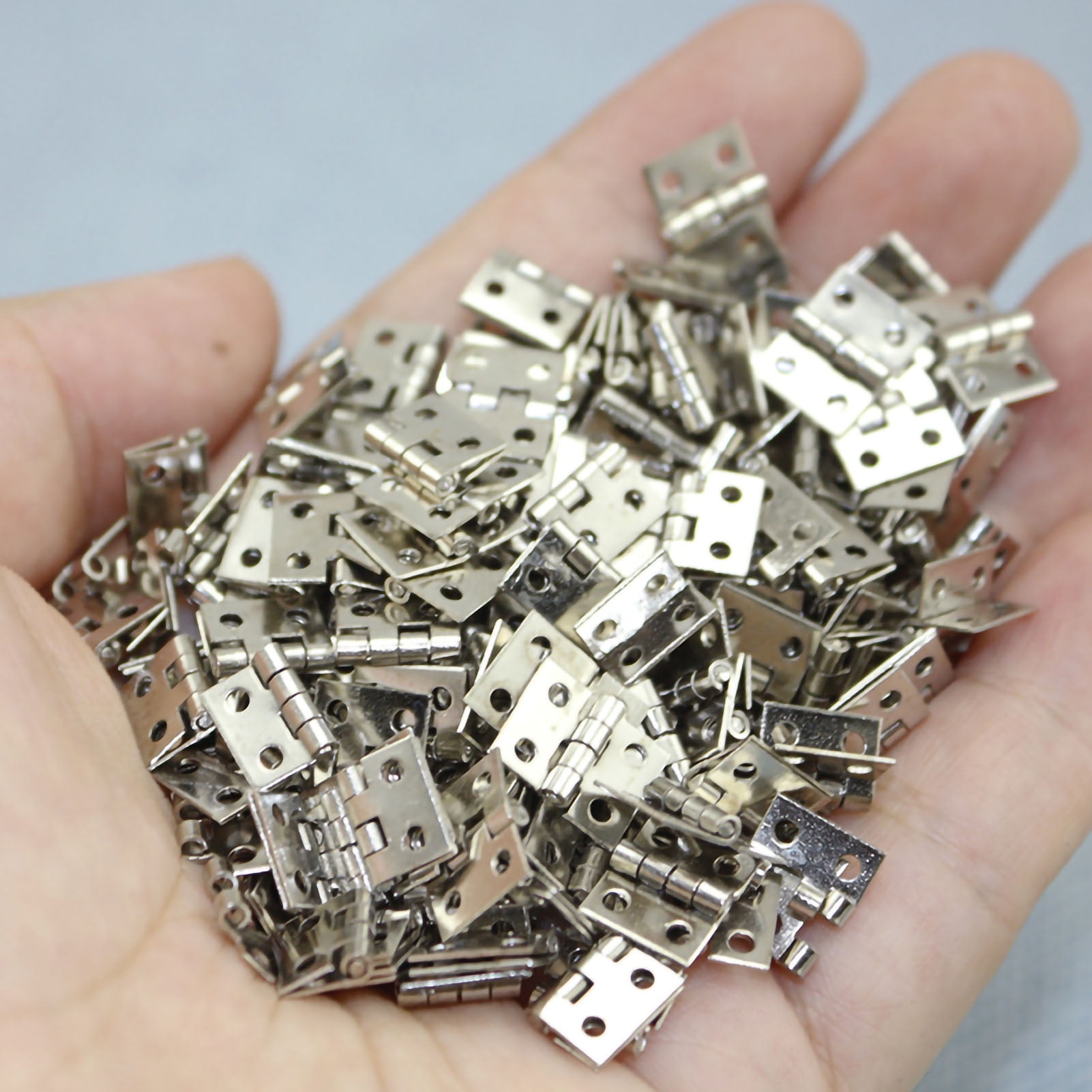 Mini Brass Hinges 20Pcs Mini Brass Hinges 1/4in 4 Hole Folding Small ...