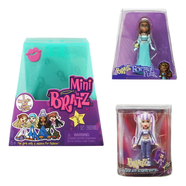 Mini Bratz Series 3 Collectible Figures by MGA's Miniverse, 2 Mini ...