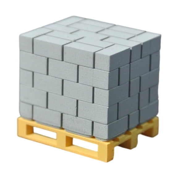 Mini Brick Dollhouse Pavement Resin Craft Small Fake Block for Model Railway Landscaping Scene