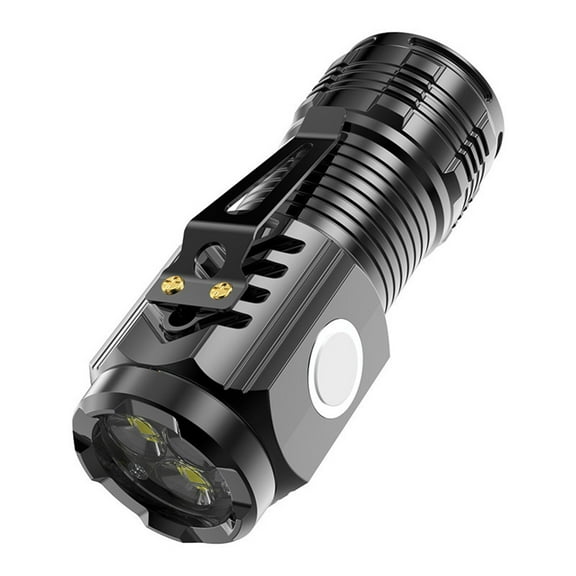 Mini Bright Flashlight with Three Upgraded High-brightness Lamp Beads Portable and Powerful Lighting