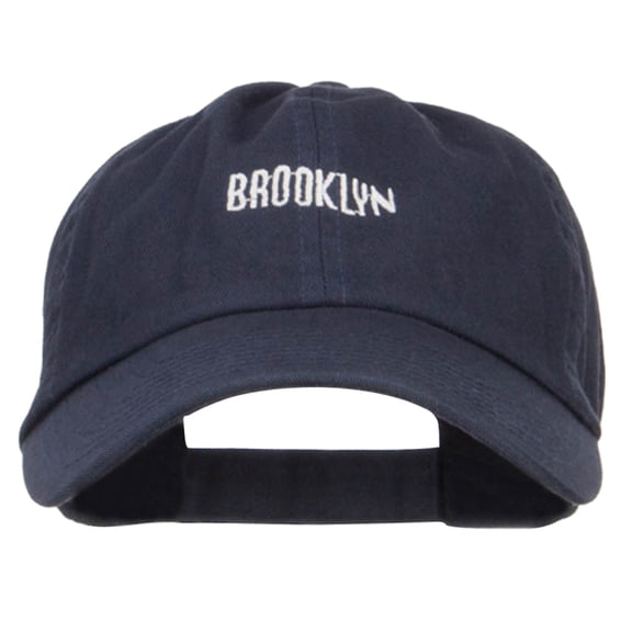 Mini Brooklyn Embroidered Low Cap - Navy OSFM