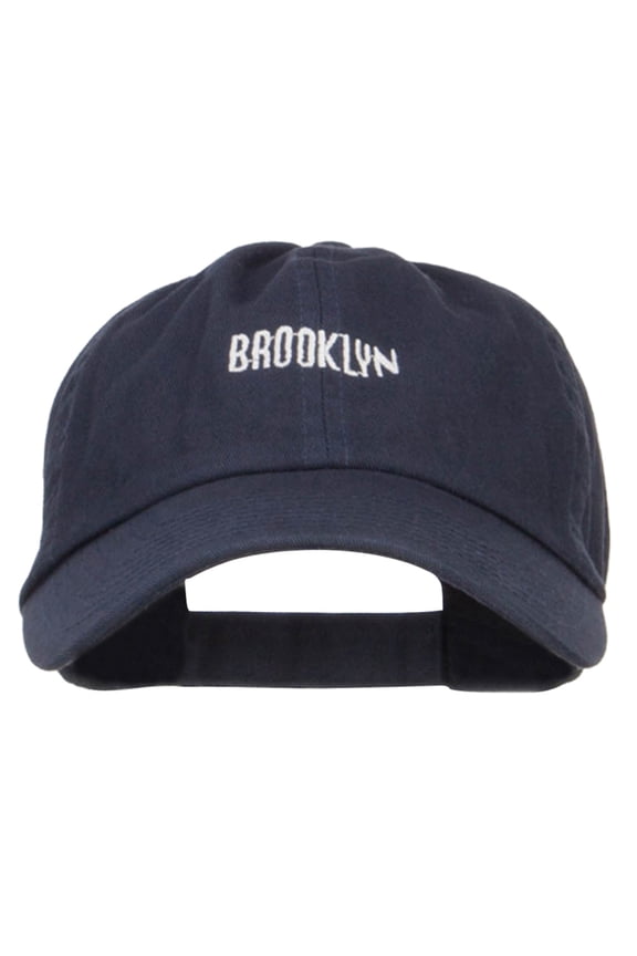 Mini Brooklyn Embroidered Low Cap - Navy OSFM