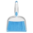 thumbnail image 1 of Mini Broom and Dustpan Set , Small Dustpan and Brush Set , Whisk Broom and Dustpan Set, Small Broom and Dustpan Set for Desk, Home, Kitchen Necessities, Hand Dust pan and Brush Set (Blue), 1 of 8