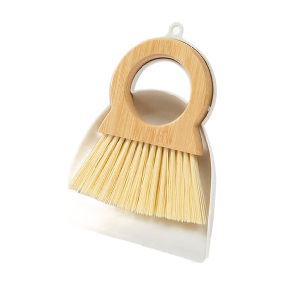 Mini Broom and Dustpan Set, Handheld Portable, 1 Piece Broom 1 Piece Dustpan for Home Kitchen Desk Table Car Interior Small Area Cleaning