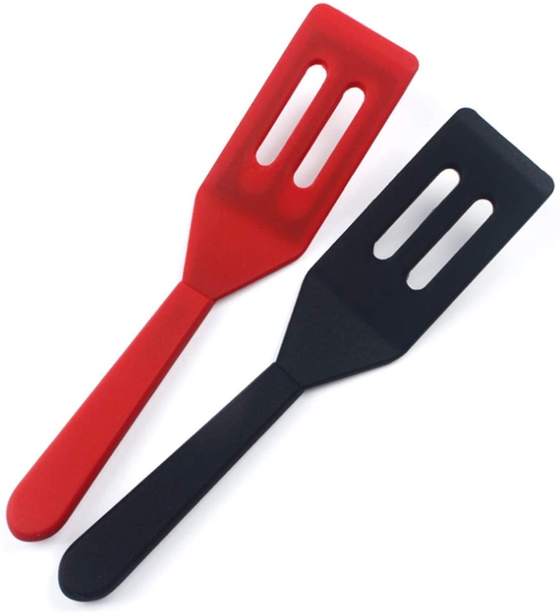 Red and Black Silicone Steel Mini Turner Set