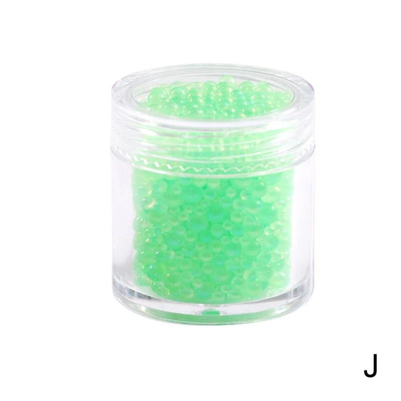 Mini Bubble Colored Glass Beads For Diy Silicone Epoxy Resin Mold Filling Resin Jewelry Nail Art Decoration B7G1