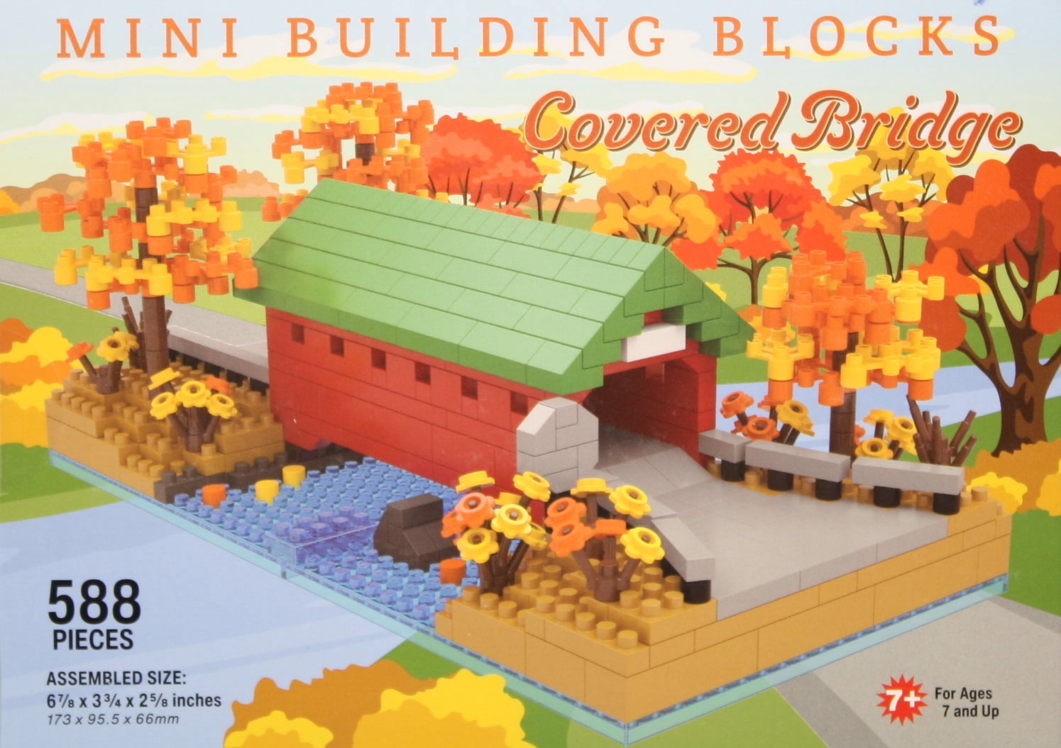 Mini Building Blocks - Covered Bridge - Walmart.com