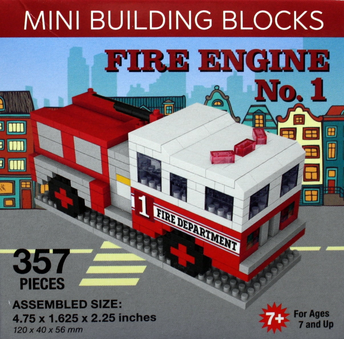 Mini Building Blocks Fire Truck