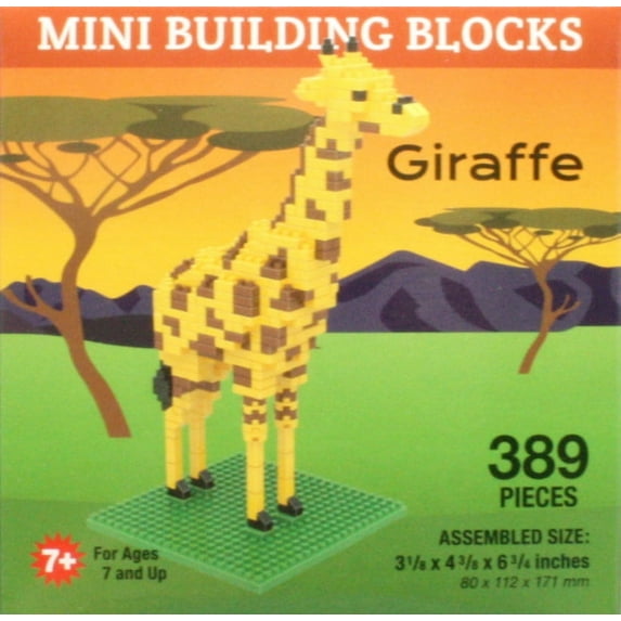 Mini Building Blocks - Giraffe