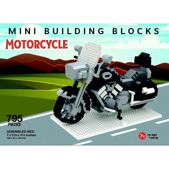 Mini Building Blocks Large - Motorcycle
