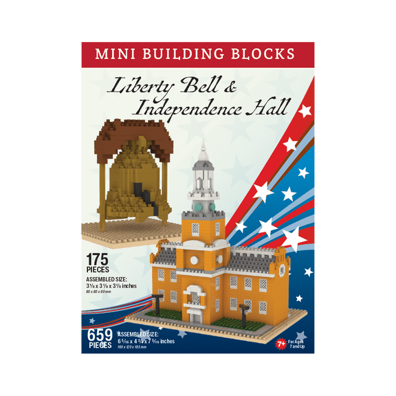 Mini Building Blocks - Liberty Bell and Independence Hall